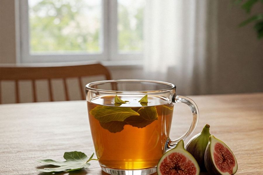Fig leaf tea, properties, preparation and contraindications