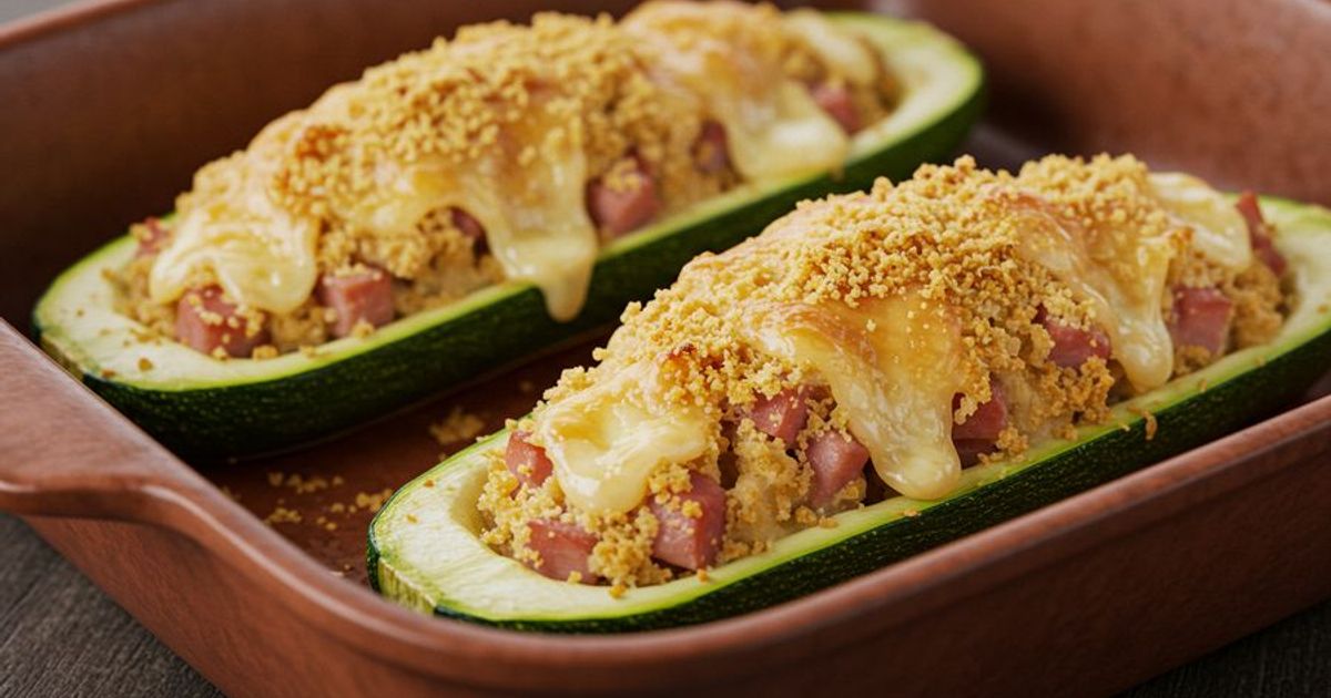 Zucchine Ripiene con Prosciutto e Formaggio: Ricetta Facile e Gustosa