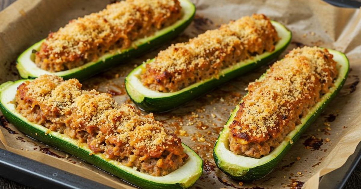 Zucchine Ripiene di Carne: Ricetta Facile e Gustosa al Forno