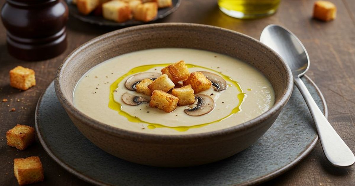 vellutata di funghi e patate bimby