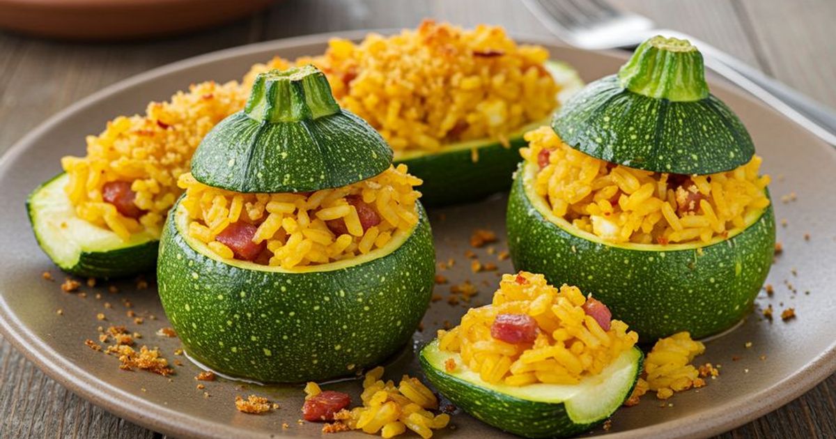 Zucchine Ripiene di Riso: la Ricetta Facile e Gustosa al Forno