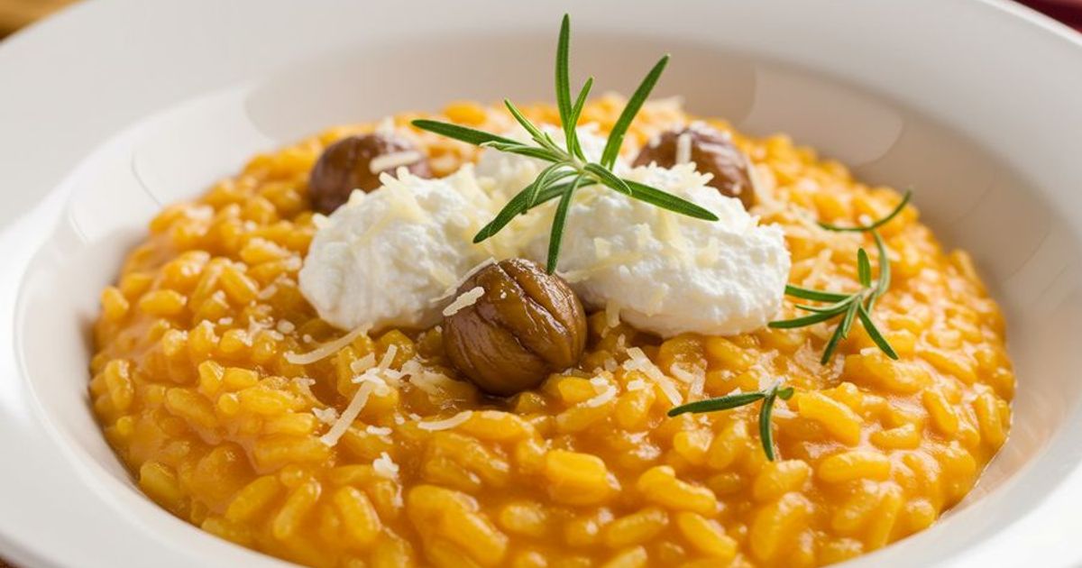 Risotto con Zucca e Castagne: la Ricetta Cremosa e Autunnale